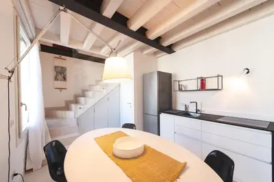 Cucina o angolo cottura di Casa Gep - Ponte San Michele