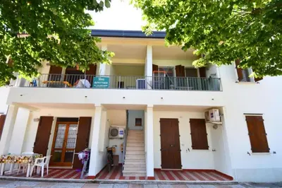 Balcone o terrazza di Flat with shared garden 200 mt from the sea
