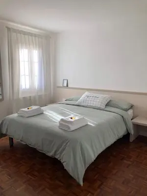 Letto o letti in una camera di Casa Graziani
