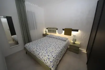 Letto o letti in una camera di Fully renovated flat for 4 in Rosolina Mare