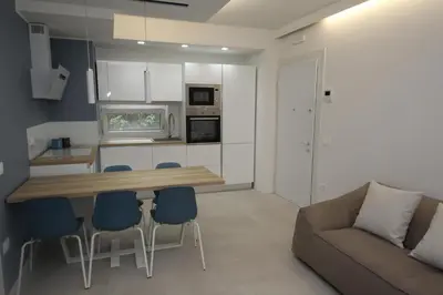 Cucina o angolo cottura di Modern apartment in renovated residence in Rosolina