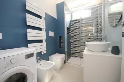 Bagno di Modern and renovated flat with terrace in Rosolina