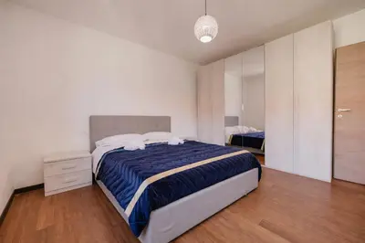 Letto o letti in una camera di Civico52-Attico moderno e accogliente a Venezia!