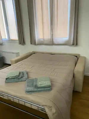 Letto o letti in una camera di La casetta al parco