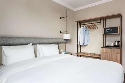 Letto o letti in una camera di Ambasciatori Hotel Venice Mestre, Tapestry Collection by Hilton