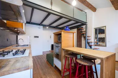 Cucina o angolo cottura di Elegant Loft - Vicenza Center