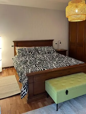 Letto o letti in una camera di Casa Flora