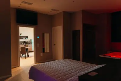 Letto o letti in una camera di Wine & Wellness