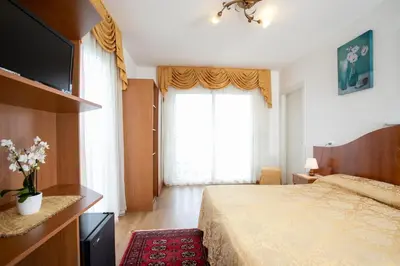 Letto o letti in una camera di Hotel Panama