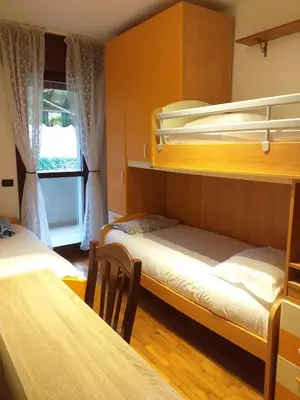 Letto o letti in una camera di Casa Gabbiano near Venice by train