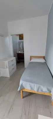 Letto o letti in una camera di Nuovo Bilocale in Centro a Sottomarina