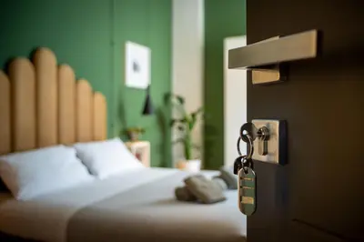 Letto o letti in una camera di Terzopiano