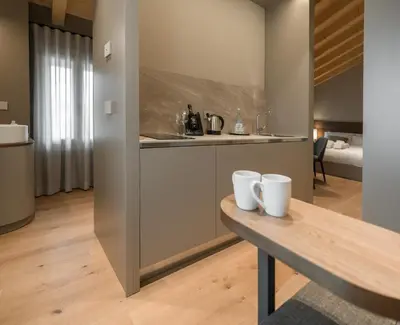 Cucina o angolo cottura di Agriturismo Prà dell'Ort - Wishing Wellness