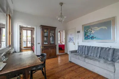 Area soggiorno di Charming Waterfront Home - Cannaregio
