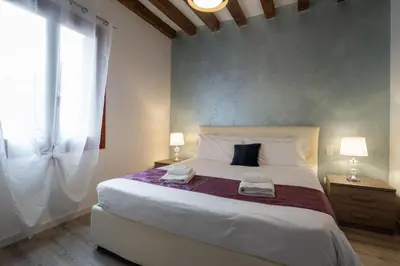 Letto o letti in una camera di VeNICe Cera Ca' De La Mandola