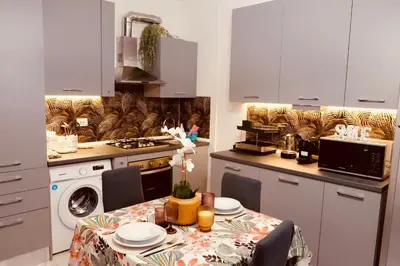 Cucina o angolo cottura di Private apartment in Mestre Ve