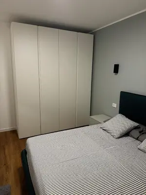 Letto o letti in una camera di Splendido Attico fuori mura