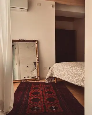 Letto o letti in una camera di Casa Wabi Venice Mestre