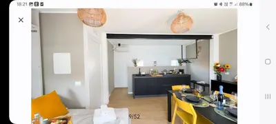 Cucina o angolo cottura di Bagatela suites and flat, Attico Laguna e Mare