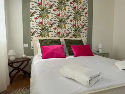 Letto o letti in una camera di Barena