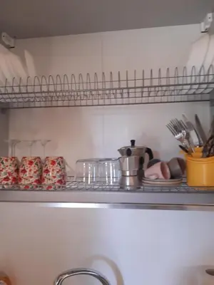 Cucina o angolo cottura di A casa di Jolanda, indipendent house near historic Venice center with private parking and wide and fenced garden