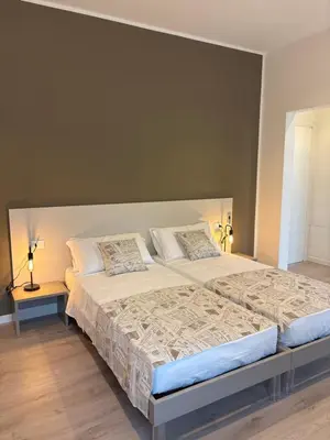 Letto o letti in una camera di Studio Venice Mestre Centrale