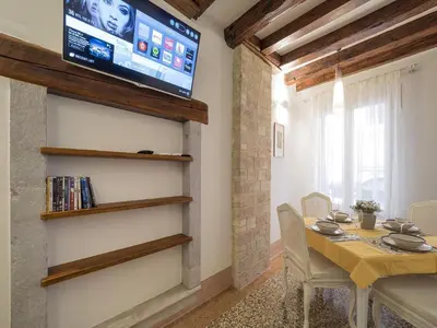 TV o dispositivi per l'intrattenimento presso Casa Margherita by Wonderful Italy