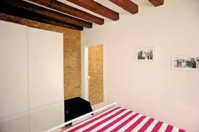 Letto o letti in una camera di Ca' di Paolo