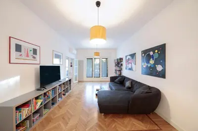 TV o dispositivi per l'intrattenimento presso Principe di Piemonte apartment 10m Venice 6 guests