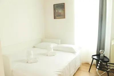 Letto o letti in una camera di Casa Dimatore