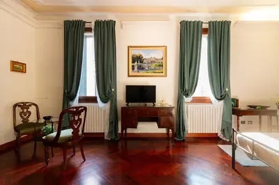 TV o dispositivi per l'intrattenimento presso Palladio House, spaziosa elegante e centrale