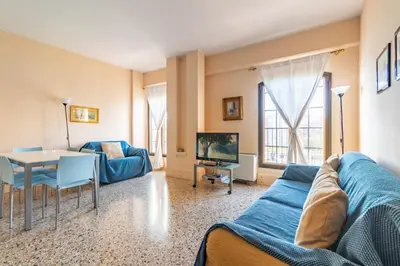 Area soggiorno di GuestHost - Giudecca Elegant APT with Stunning Lagoon View!
