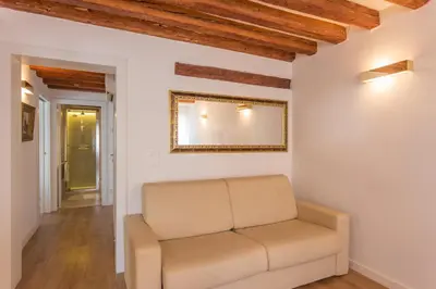 Area soggiorno di Home Venice Apartments-Rialto 1 - 2 - 3