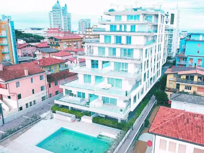 Piscina di Tahiti Suite Frontemare - Jesolo - FAMILY APARTMENT o nelle vicinanze