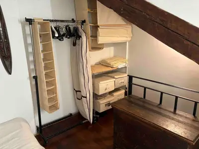 Letto o letti a castello in una camera di Indipendent house in Venice