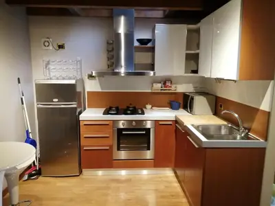 Cucina o angolo cottura di Attic in the center of Vicenza