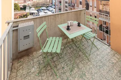 Balcone o terrazza di Signorile appartamento in Mestre 1 Min from Tram to Venice