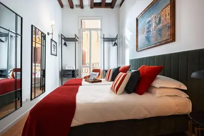 Letto o letti in una camera di Ca' Maddalena - Perla