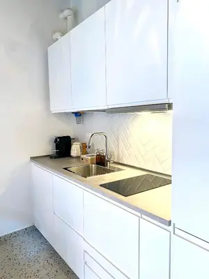 Cucina o angolo cottura di Quiet apartment with canal view