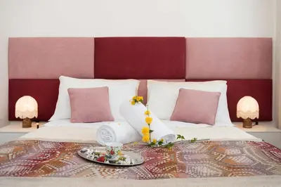 Letto o letti in una camera di B&B Villa Romano