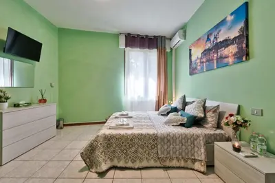 Letto o letti in una camera di Venice Miramare Residence 2