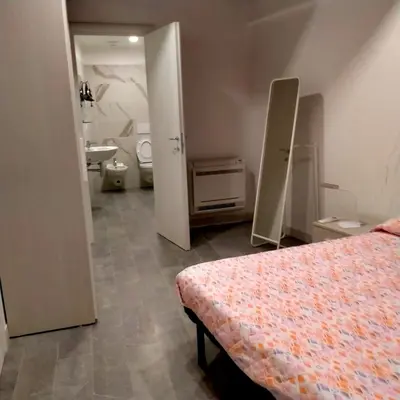Letto o letti in una camera di Corte Morandi
