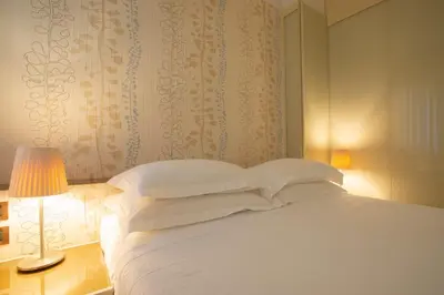 Letto o letti in una camera di Casa Kirsch