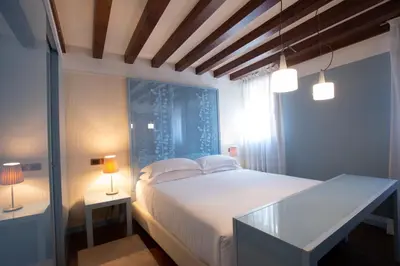 Letto o letti in una camera di Casa Kirsch
