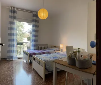 Letto o letti in una camera di Casa Verde a Venezia