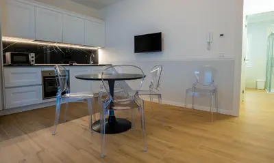 Cucina o angolo cottura di Villa Oleandro Family Apartments-Leresidenzedijesolo