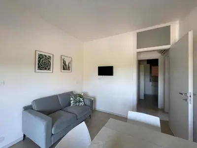 Area soggiorno di Cozy apartment near the beach