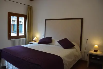 Letto o letti in una camera di Corte Contarina