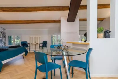 Area soggiorno di Design Luxury Flat, Privacy & Comfort a Vicenza
