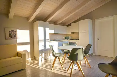 Cucina o angolo cottura di Villa Giulia Family Apartments- LeresidenzediJesolo